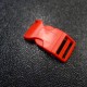 Boucle clip rouge 25 mm