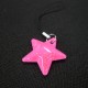 Breloque Star fluo rose