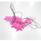 Breloque Star fluo rose