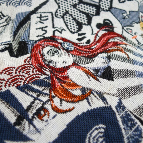 Tissu jacquard Manga multico