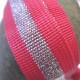 Sangle lurex framboise