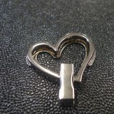 Fermoir Heart twist lock Nickel DV