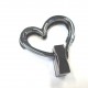 Fermoir Heart twist lock Gun DV