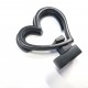 Fermoir Heart twist lock Electro Black DV