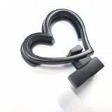 Fermoir Heart twist lock Electro Black DV