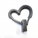 Fermoir Heart twist lock Electro Black DV