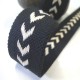 Sangle chevron noire