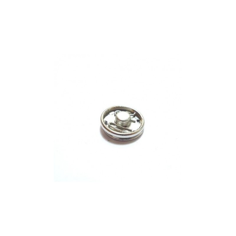 Boutons rivets - Boutons-pression ø 8 - 12 mm, Plaqué Nickel