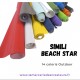 Simili toile Beach Star vert acide