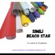 Simili toile Beach Star gris perle