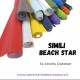 Simili toile Beach Star orange