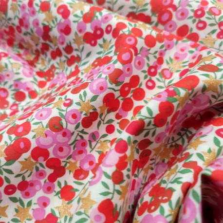 Tissu Liberty Fabrics@ coton Wiltchire stars