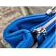Zip grosse spirale marine et argent au 10 cm