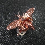 Fermoir Bee tourniquet métal rose DV