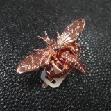 Fermoir Bee tourniquet métal rose
