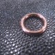 Anneau métal 15 mm métal rose