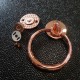 Fermoir magnétique Ring métal rose