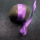 Biais lurex violet