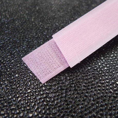 Velcro rose pâle 20 mm