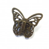 Fermoir papillon tourniquet Bronze