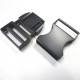 Boucle clip métal Electro Black 25 mm
