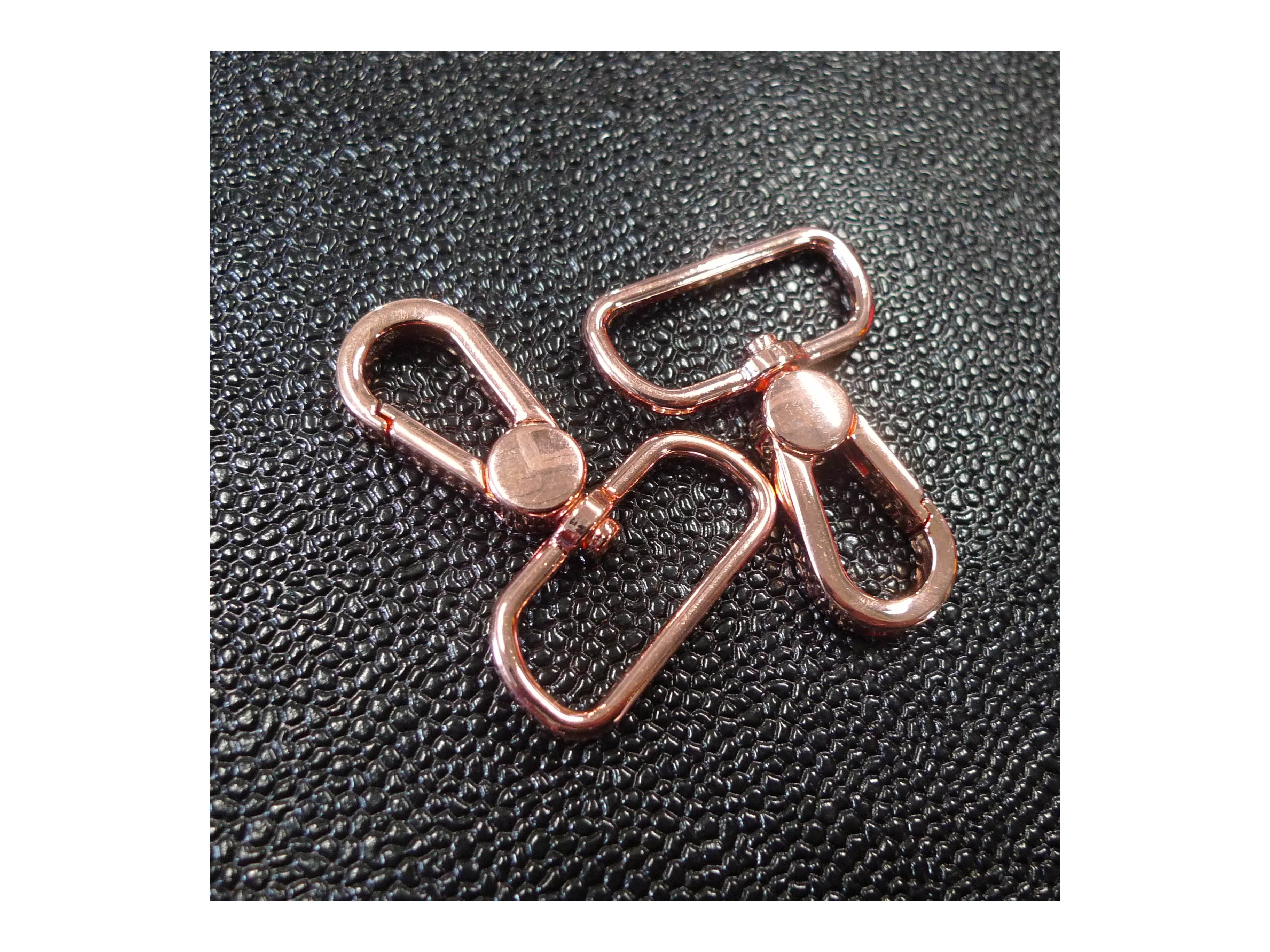 Lot De 4 Mousquetons En Forme De Cœur - Alliage De Zinc Doré | Pour Porte-Clés, Sac à Dos, Camping, Décoration