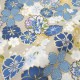 Toile Coton Yao bleue