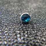 Lot de 100 rivets Strass bleu