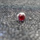 Lot de 100 rivets Strass Rouge