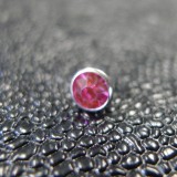 Lot de 100 rivets Strass Rose