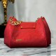 Simili cuir Kaa rouge