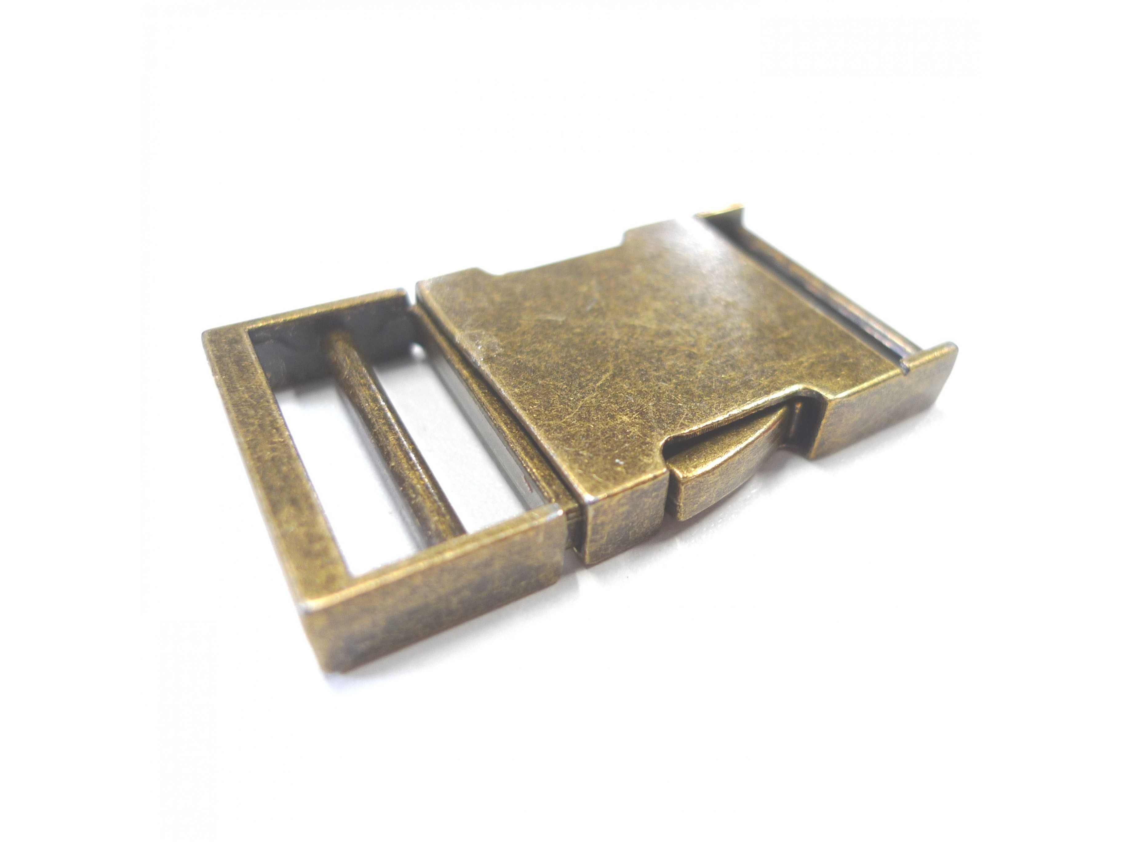 Boucle clip métal Bronze 25 mm - Mercerie et accessoires