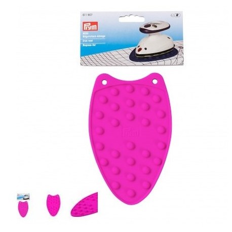 Repose fer mini en silicone fuchsia