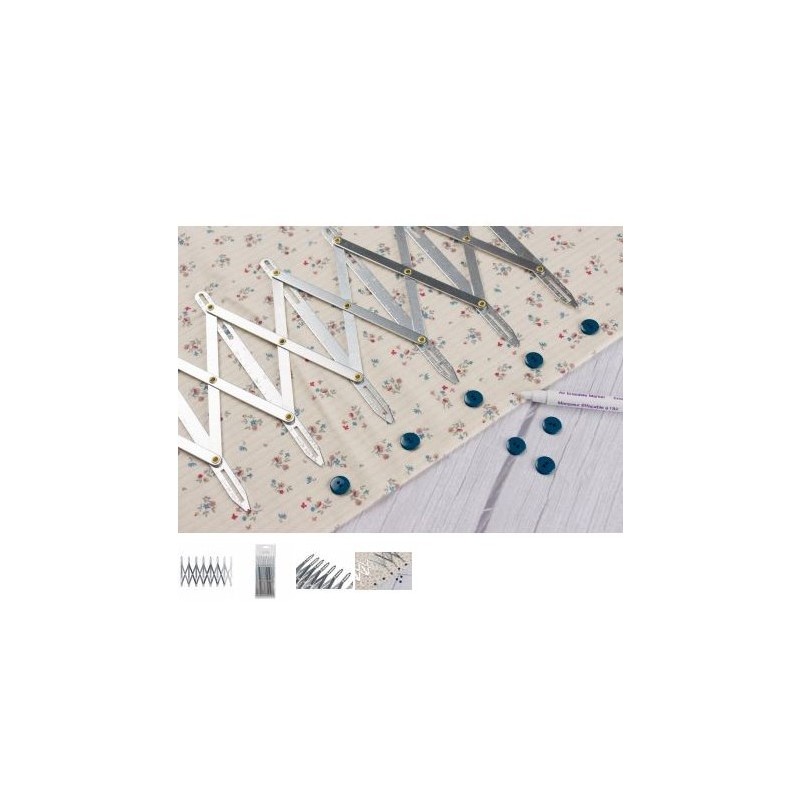 SQXBK Jauge de couture 10 cm Règle de couture en métal pour matelassage,  coupe de grille, couture, bricolage, artisanat : : Maison
