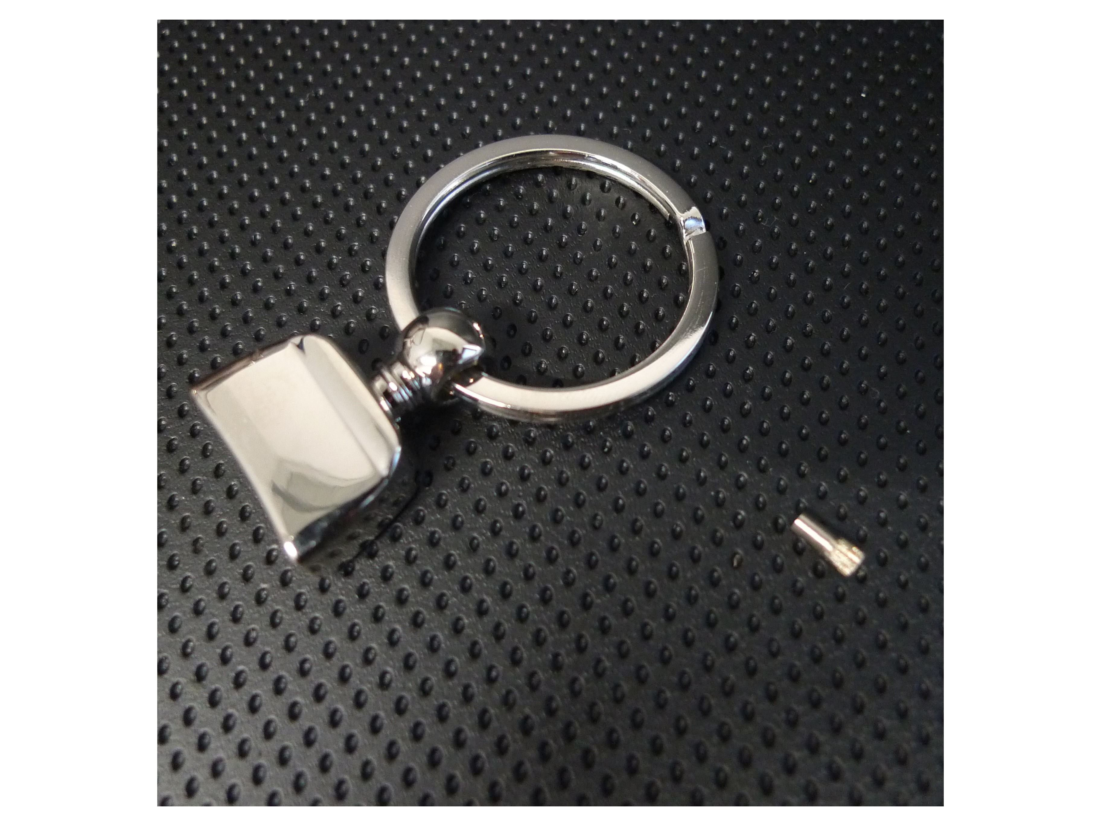 Porte-clés avec petit verrou à vis, anneaux en D, Clip à crochet