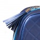 Simili cuir Omega BIS bleu irisé
