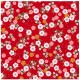 Tissu Hokkaido rouge