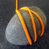 Cordon tricoté orange