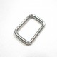 Boucle rectangle nickel 23 mm