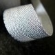 Sangle Glitter Argent 30 mm