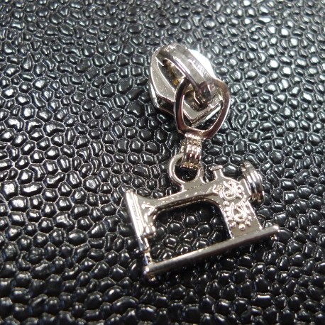 Curseur zip Couture MAC nickel