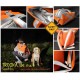 Simili toile Beach Star orange*RLX