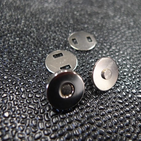 Fermoir micro magnétique nickel 10 mm