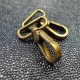 Lot de 2 mousquetons Bronze 25 mm