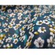 Enduit coton fleurs du Japon canard