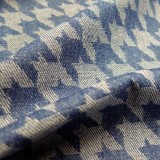 Tissu JEANS Pied de coq
