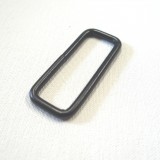 Boucle rectangle electro black 40 mm