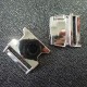 Boucle clip métal nickel 40 mm