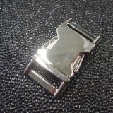Boucle clip métal nickel 20 mm