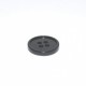 Bouton rond 30 mm noir